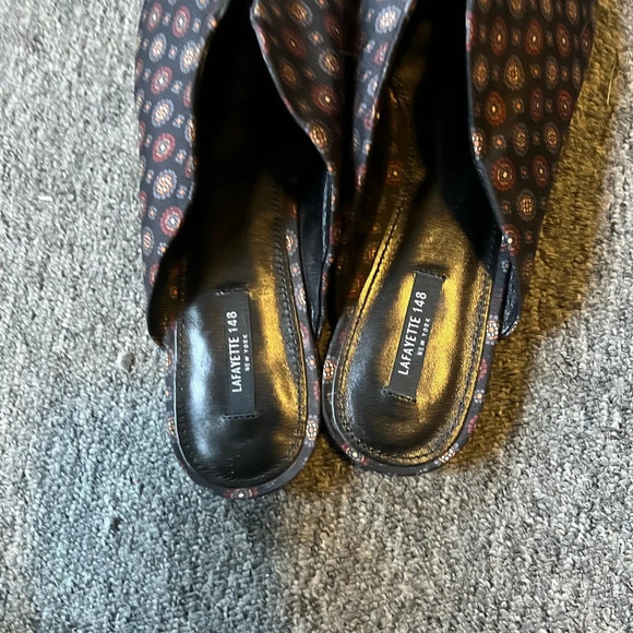 Lafayette Brull Printed Mules, size 10 - Picture 3 of 7